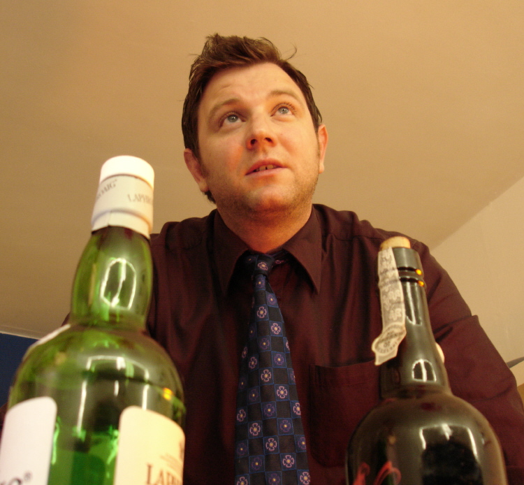 Home Hindrance - Brian Conaghan in the dining room as Tommy (photo: David Leddy)
