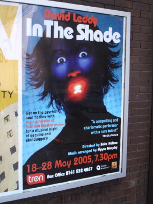 In The Shade poster at Queen Street station