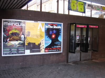 In The Shade poster at Queen Street station