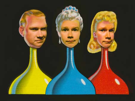 On The Edge - David as Cluedo characters. Image: Niall Walker